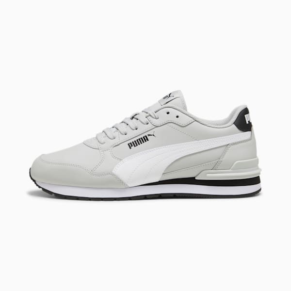 Tenis ST Runner v4 Cuero, Cool Light Gray-PUMA White-PUMA Black, extralarge