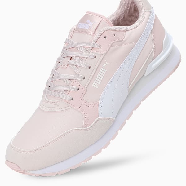 ST Runner v4 Nylon Sneakers, Island Pink-PUMA White-Feather Gray, extralarge-IND