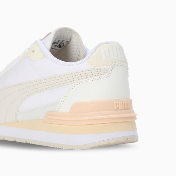 ST Runner v4 Nylon Sneakers, PUMA White-Alpine Snow-Frosted Ivory-Creamy Vanilla, extralarge-IND