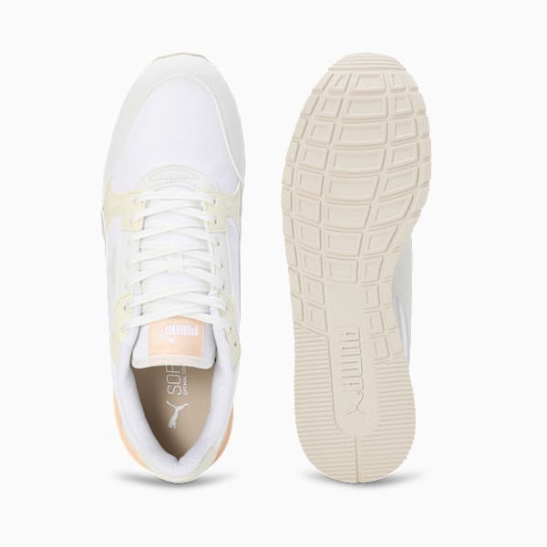 ST Runner v4 Nylon Sneakers, PUMA White-Alpine Snow-Frosted Ivory-Creamy Vanilla, extralarge-IND