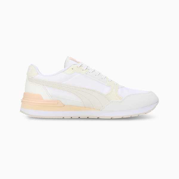 ST Runner v4 Nylon Sneakers, PUMA White-Alpine Snow-Frosted Ivory-Creamy Vanilla, extralarge-IND