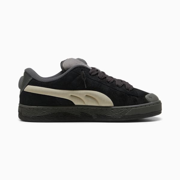 Suede XL Crush Men's Sneakers, PUMA Black-Shadow Gray-Pebble Gray, extralarge