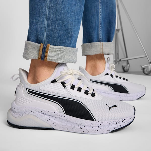 Tenis para hombre Speckle Amplifier, PUMA White-PUMA Black, extralarge