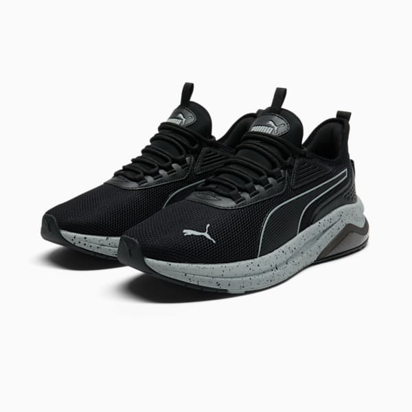 Amplifer Speckle Men's Sneakers, PUMA Black-Cool Mid Gray, extralarge