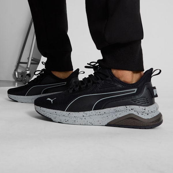 Amplifer Speckle Men's Sneakers, PUMA Black-Cool Mid Gray, extralarge
