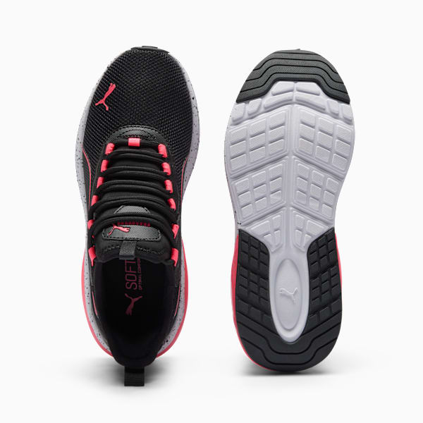 Amplifier Speckle Women's Sneakers, PUMA Black-Sunset Glow, extralarge