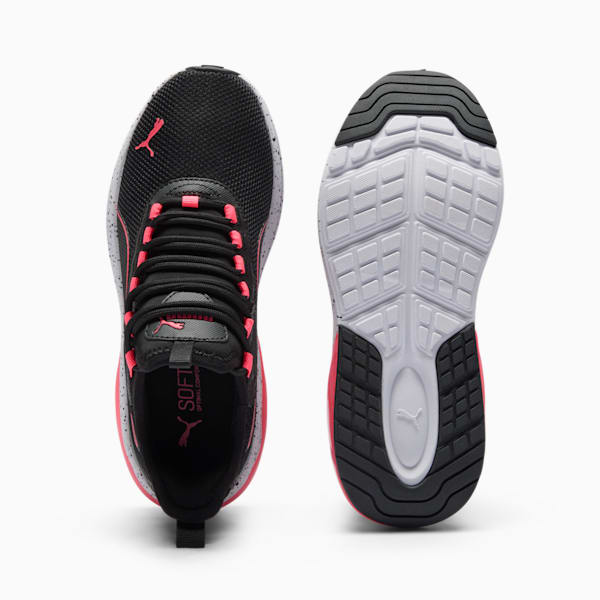 Tenis Amplifier Speckle para mujer, PUMA Black-Sunset Glow, extralarge