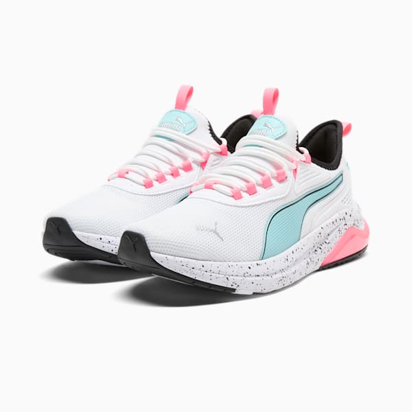 Tenis Amplifier Speckle para mujer, PUMA White-Safe Lake-PUMA Silver, extralarge
