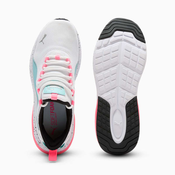 Sneakers Amplifier Speckle Femme, PUMA White-Safe Lake-PUMA Silver, extralarge