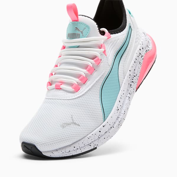 Tenis Amplifier Speckle para mujer, PUMA White-Safe Lake-PUMA Silver, extralarge