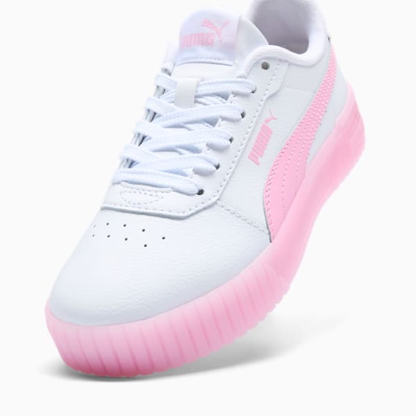 Tenis Carina 2.0 Jelly Bean para niños grandes, PUMA White-Pink Lilac, extralarge