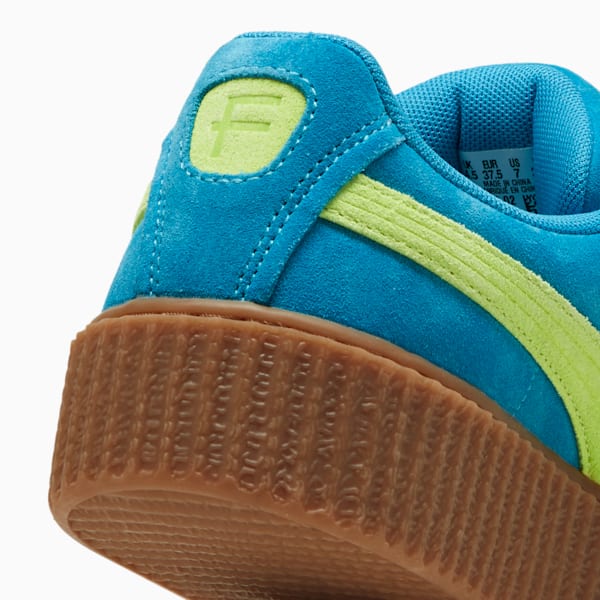 FENTY x PUMA Creeper Phatty Women's Sneakers, Speed Blue-Lime Pow-Gum, extralarge