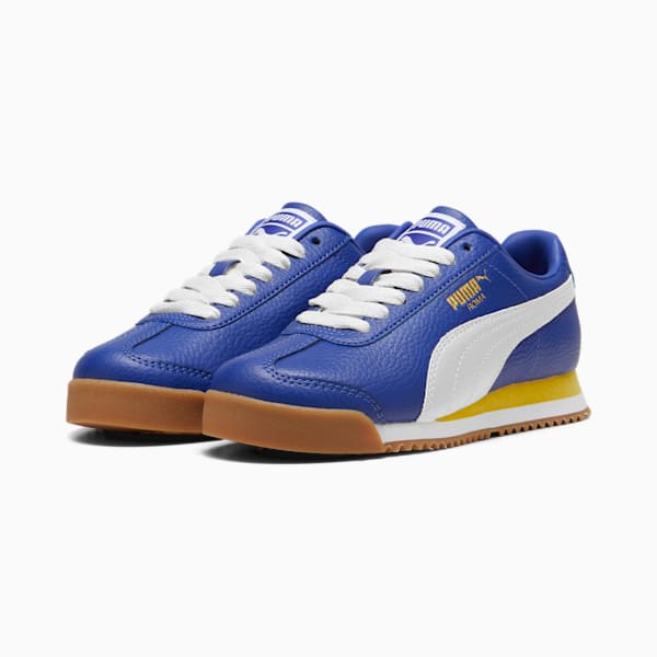 Roma 24 Standard Big Kids' Sneakers, Lapis Lazuli-Fresh Pear, extralarge