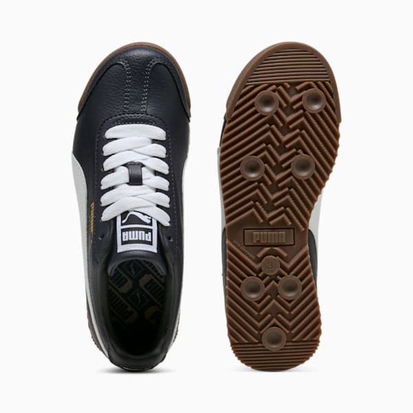 Tenis para niños grandes Roma 24 Standard, PUMA Navy-PUMA White, extralarge