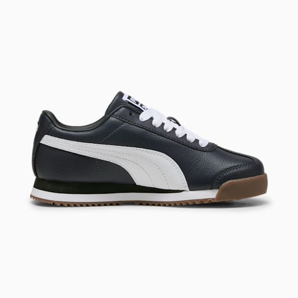Tenis para niños grandes Roma 24 Standard, PUMA Navy-PUMA White, extralarge