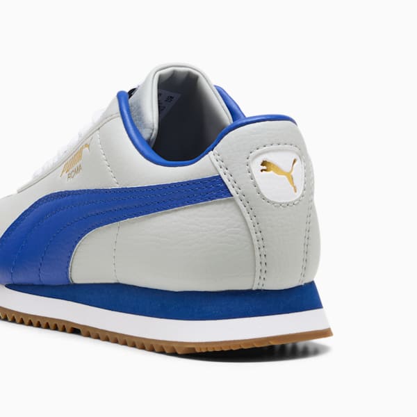 Tenis para niños grandes Roma 24 Standard, Cool Light Gray-Vivid Blue, extralarge