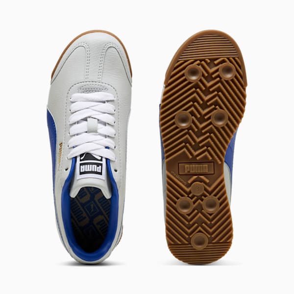 Tenis para niños grandes Roma 24 Standard, Cool Light Gray-Vivid Blue, extralarge