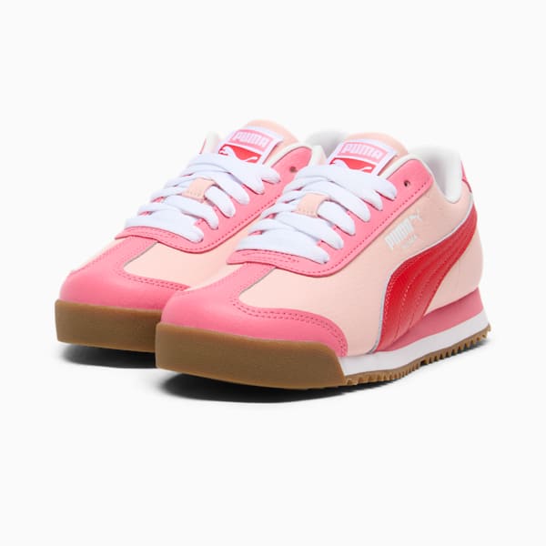 Roma 24 Standard Big Kids' Sneakers, Rose Dust-For All Time Red-Magic Rose, extralarge
