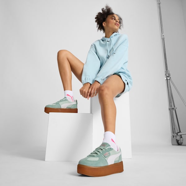 Tenis para mujer Palermo Elevata, Peaceful Blue-Gum, extralarge