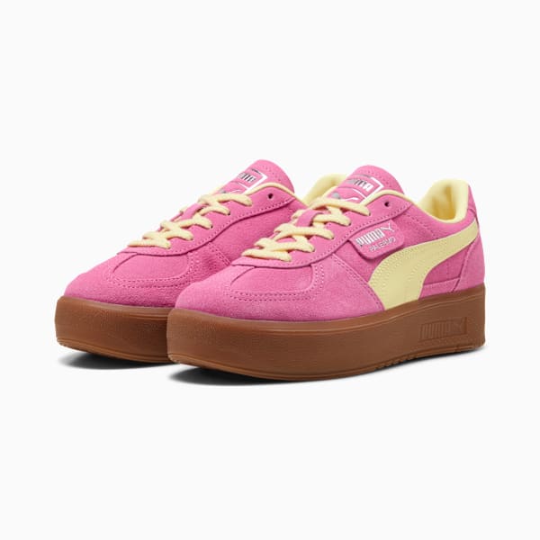 Tenis para mujer Palermo Elevata, Posie Pink-Gold Moon, extralarge