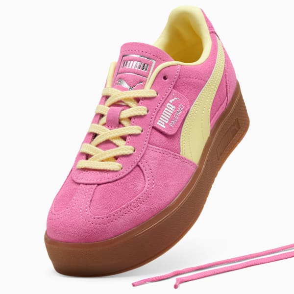 Tenis para mujer Palermo Elevata, Posie Pink-Gold Moon, extralarge
