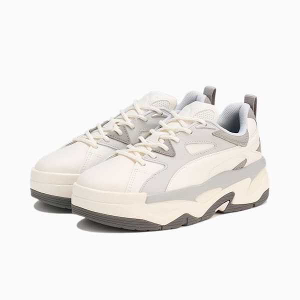 ウィメンズ PUMA x MURUA ブラスター スニーカー, Warm White-Glacial Gray, extralarge-JPN