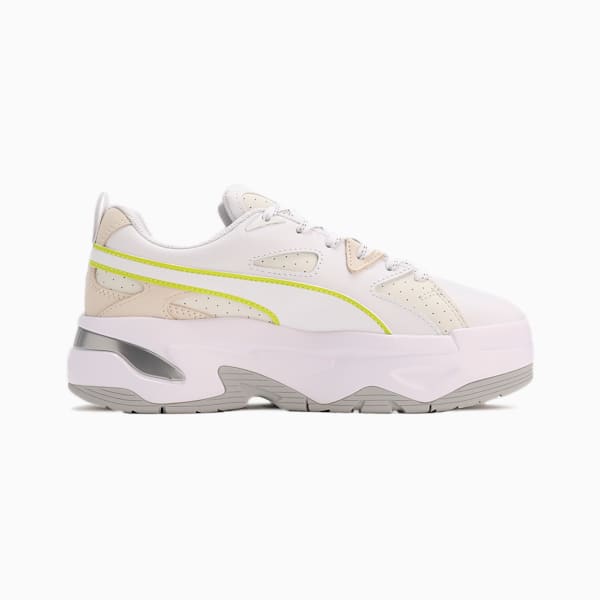 ウィメンズ PUMA x dazzlin ブラスター スニーカー, PUMA White-Vapor Gray, extralarge-JPN