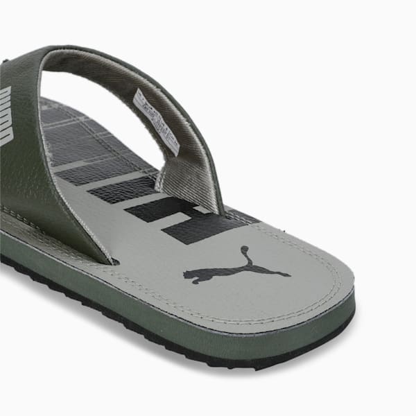 Ketava Graphic V5 Men's Flip-Flops, Green Moss-PUMA Black-Birch Tree, extralarge-IND