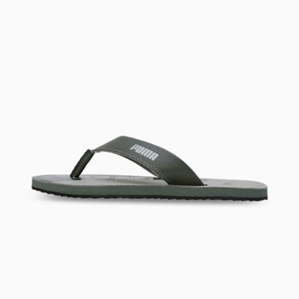 Ketava Graphic V5 Men's Flip-Flops, Green Moss-PUMA Black-Birch Tree, extralarge-IND