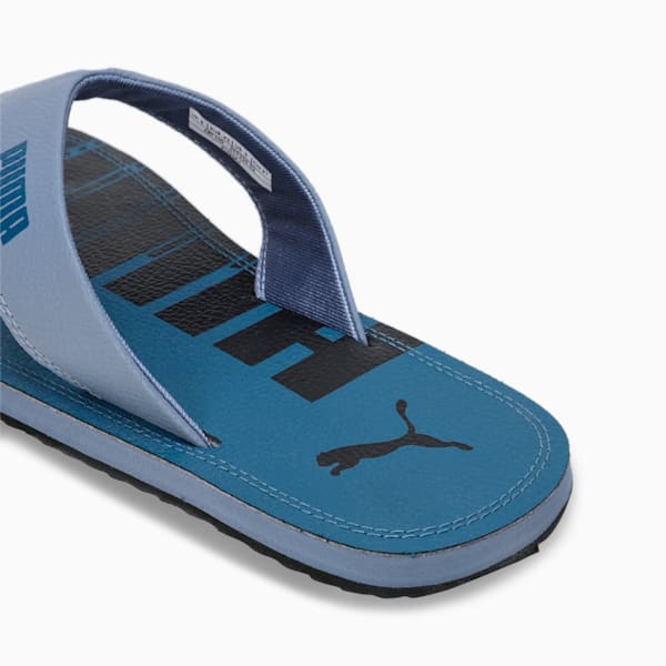 Ketava Graphic V5 Men's Flip-Flops, Deep Dive-Filtered Ash-PUMA Black, extralarge-IND