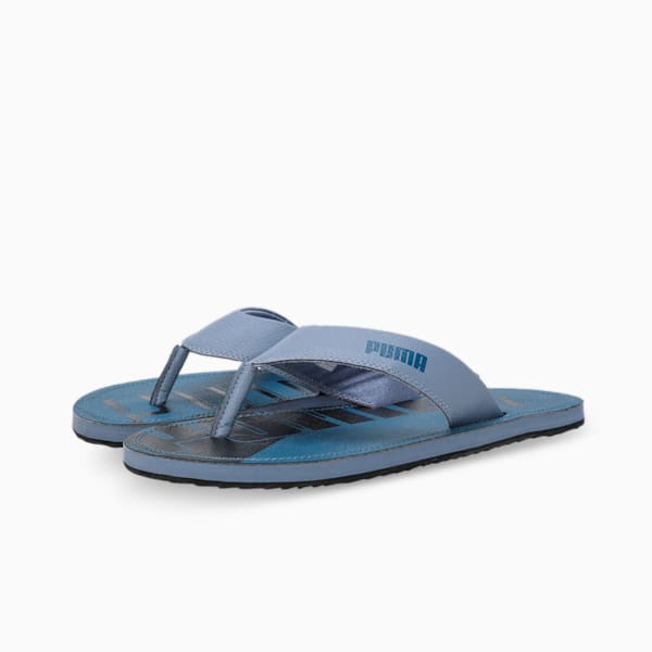 Ketava Graphic V5 Men's Flip-Flops, Deep Dive-Filtered Ash-PUMA Black, extralarge-IND