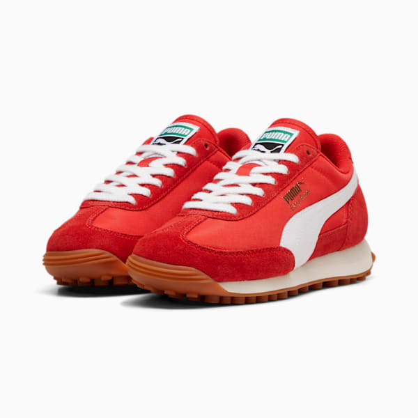 Sneakers Easy Rider Vintage, enfant et adolescent, PUMA Red-PUMA White, extralarge