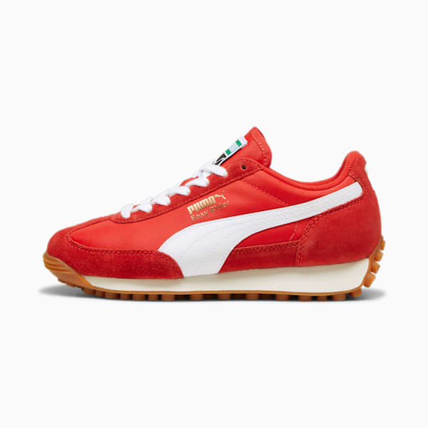 Easy Rider Vintage Big Kids' Sneakers, PUMA Red-PUMA White, extralarge
