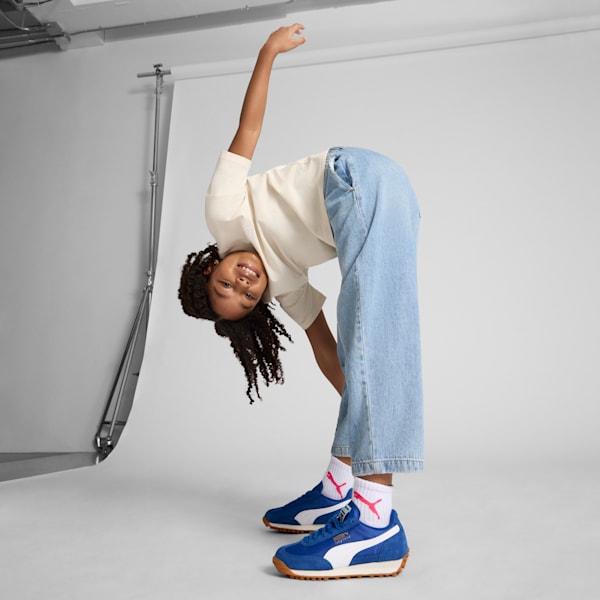 Easy Rider Vintage Big Kids' Sneakers, Clyde Royal-PUMA White, extralarge