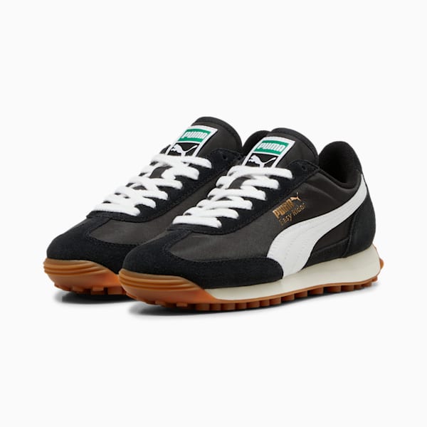 Easy Rider Vintage Big Kids' Sneakers, PUMA Black-PUMA White, extralarge