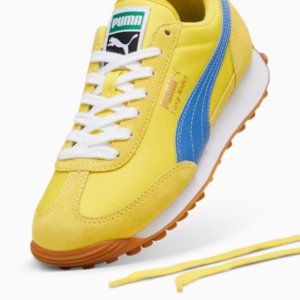 Easy Rider Vintage Big Kids' Sneakers, Speed Yellow-Bluemazing-PUMA Gold, extralarge