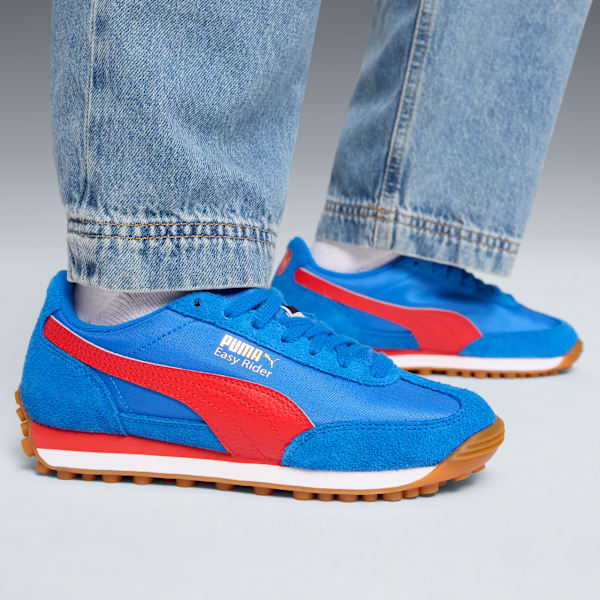 Easy Rider Vintage Big Kids' Sneakers, PUMA Team Royal-For All Time Red, extralarge