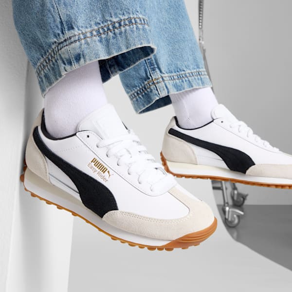 Tenis juvenil Easy Rider Mix, PUMA White-PUMA Black, extralarge