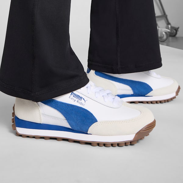Tenis juvenil Easy Rider Mix, PUMA White-Clyde Royal, extralarge