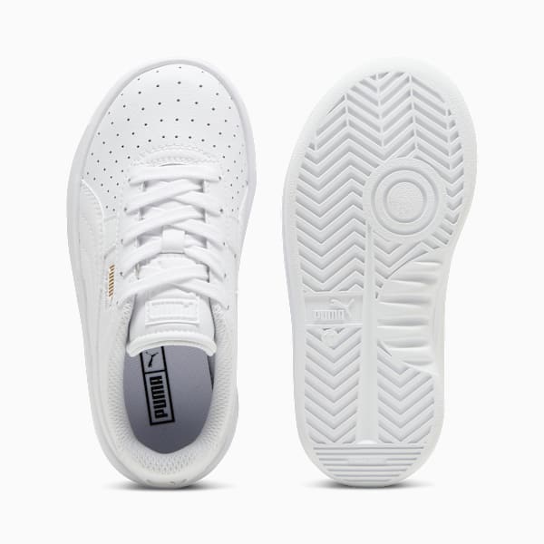GV Special Little Kids' Easy On Sneakers, PUMA White-PUMA White, extralarge