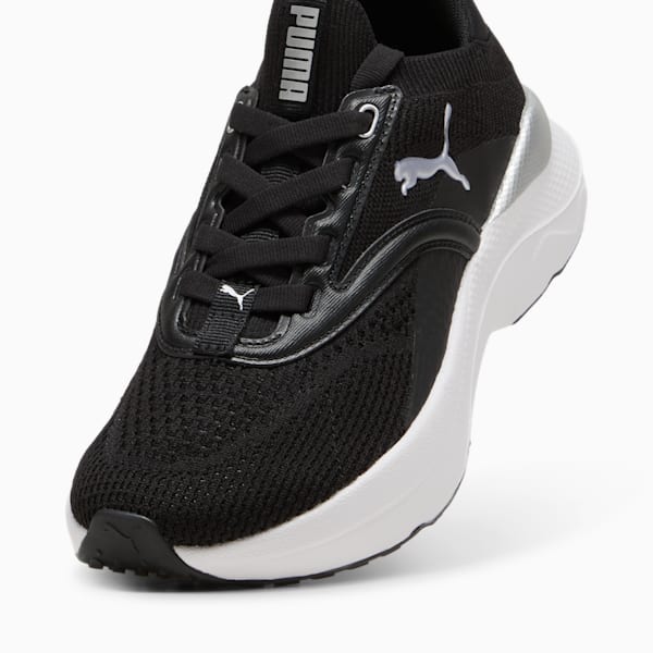 Chaussures de course à pied SOFTRIDE Mayve Enfant et adolescent, PUMA Black-PUMA White, extralarge