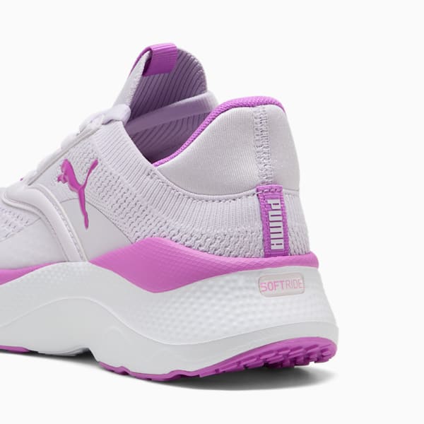 Chaussures de course à pied SOFTRIDE Mayve Enfant et adolescent, Lilac Frost-Pure Magenta-PUMA Silver, extralarge