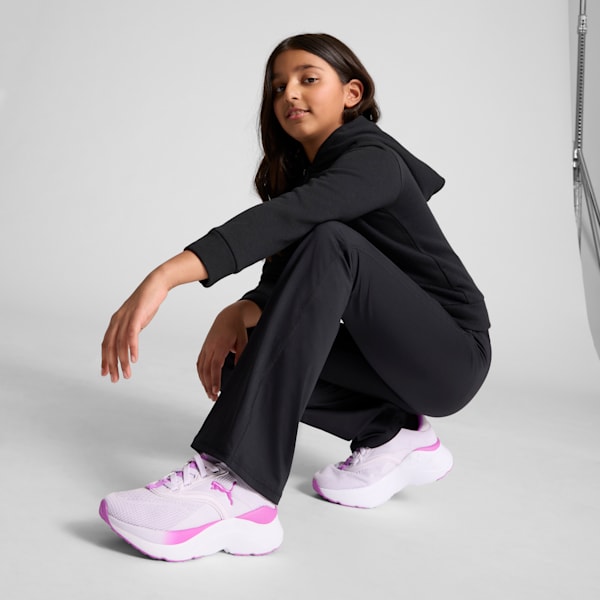 SOFTRIDE Mayve Big Kids' Running Shoes, Lilac Frost-Pure Magenta-PUMA Silver, extralarge