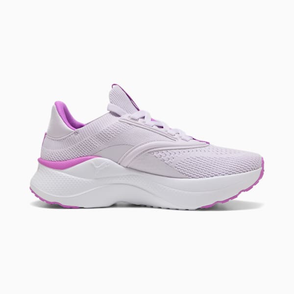 Chaussures de course à pied SOFTRIDE Mayve Enfant et adolescent, Lilac Frost-Pure Magenta-PUMA Silver, extralarge