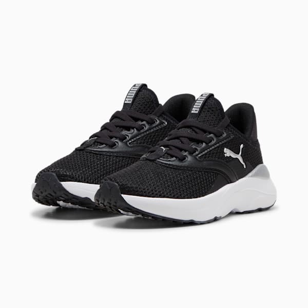 Chaussures de course à pied Soft Mayve Bébé, PUMA Black-PUMA White, extralarge