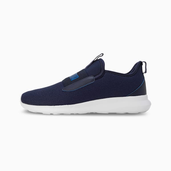 Flamecrest Men's Slip-On Shoes, PUMA Navy-Clyde Royal-PUMA White, extralarge-IND