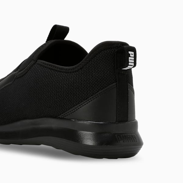Flamecrest Men's Slip-On Shoes, PUMA Black-Cast Iron-PUMA White, extralarge-IND