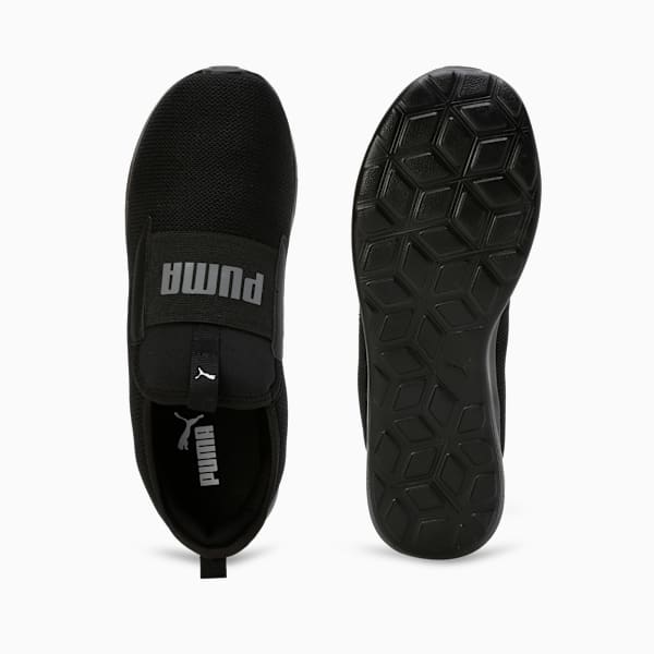 Flamecrest Men's Slip-On Shoes, PUMA Black-Cast Iron-PUMA White, extralarge-IND