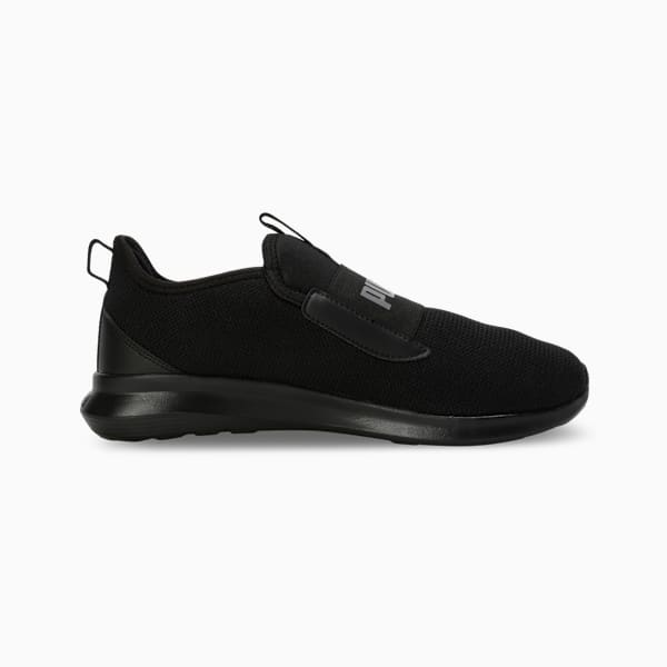 Flamecrest Men's Slip-On Shoes, PUMA Black-Cast Iron-PUMA White, extralarge-IND