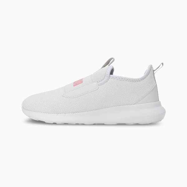 Flamecrest Women's Slip-On Shoes, Feather Gray-Pink Lilac-PUMA White, extralarge-IND
